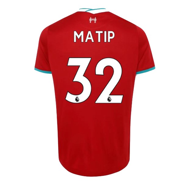 Camiseta Liverpool NO.32 Matip Replica Primera Ropa 2020/21 Rojo